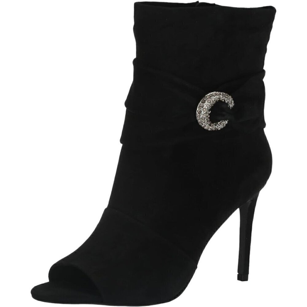 Vince Camuto Women's Antaya Open Toe Bootie Ankle Boot Crystal Buckle size 9 NEW